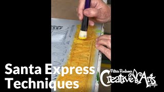 Santa Express Stencil Techniques: Highlighting (Ombre Effect)