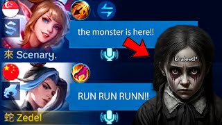 When mobile legends turn into horror game 💀😭(craziest game ever)