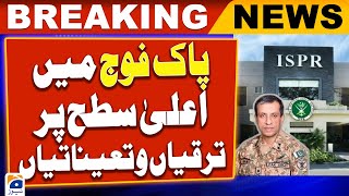 ISPR chief Maj Gen Ahmed Sharif Chaudhry promoted to lieutenant general rank - Geo News