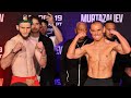 Tim Tszyu vs Bakhram Murtazaliev • Full Weigh In & Face Off Video