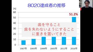 「健康寿命の延伸は口の健康から」