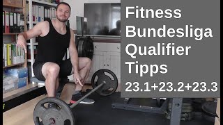 Fitness Bundesliga Qualifier Tipps 23.1 + 23.2 + 23.3