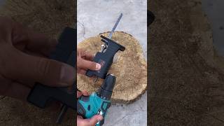 Hand drill to chainsaw adapter