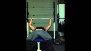 Christmas Eve 2012 workout 135 x 35 Bench Press