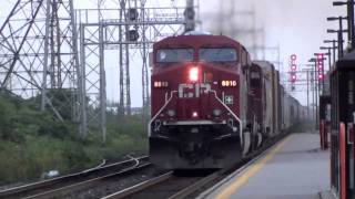 Railfanning The CP Galt Subdivision at Kipling GO station part 1. 8/31/2010