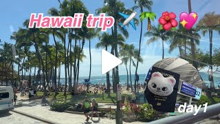 【HawaiiVlog】DAY1🌺🌈2025.Feb