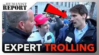 OMG: Comedians Infiltrate Pro-Trump Protests, Hilariously Troll Right-Wing Media