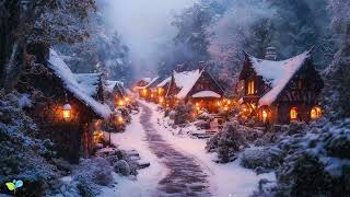 Snowy Village Bliss: 432Hz Healing \u0026 Nature Sounds