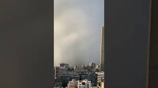 Lebanon explosion that shock the city of Beirut, 4/08/2020