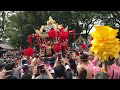 播州秋祭り　事故映像　ヒヤリシーン　2022 浜の宮天満宮　宮町　台場差し