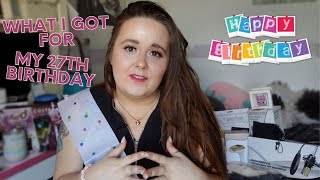What Presents I got for my 27th Birthday from my family | Gabby Thomson