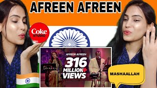 Indian react on Afreen Afreen | Rahat Fateh Ali Khan & Momina Mustehsan | Coke Studio Season 9