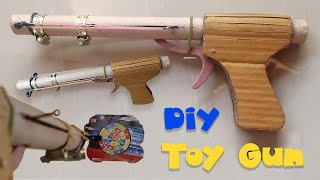 How to make a toy gun | Toy gun DIY | Making of Toy Gun | DIY Toys for Kids from cardboard