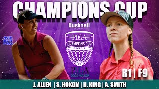 ARP | 2022 Champions Cup | R1/F9 FPO Card | J. Allen: S. Hokom: H. King : A. Smith |  PDGA Major