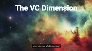 Understanding the VC Dimension