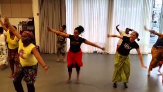 Ekonkon Linjin Coyaba Students Dance Rehearsal