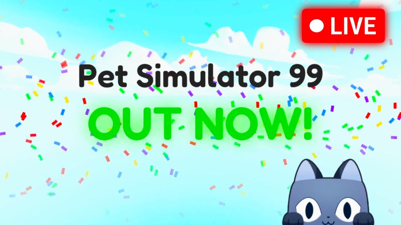 🔴BEATING PET SIMULATOR 99 In ONE STREAM... RELEASE! - YouTube