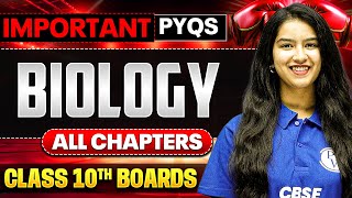 Biology Paper Most Important PYQs of All Chapters | Class 10th | KNOCK OUT 👊