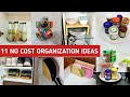 11 No Cost Home & Kitchen Organization Ideas | 11 Useful Home Hacks That Makes Your Life Easier