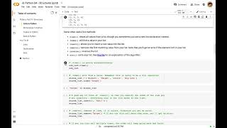 CS1520 Lecture02d: Python Structures in Colab - lists, dictionaries, tuples, and sets