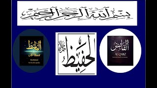 99 Names of Allah Asma ul Husna ll Solve our problems LIke Al malik, al basit , al hafiz