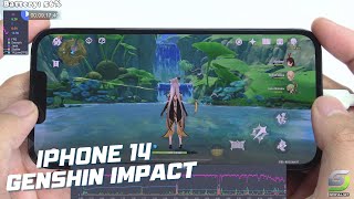 iPhone 14 test game Genshin Impact Max Graphics 2024 | Apple A15 Bionic