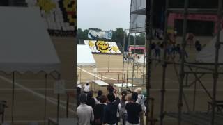 2016年新宮高校体育祭 青ブロックパネル