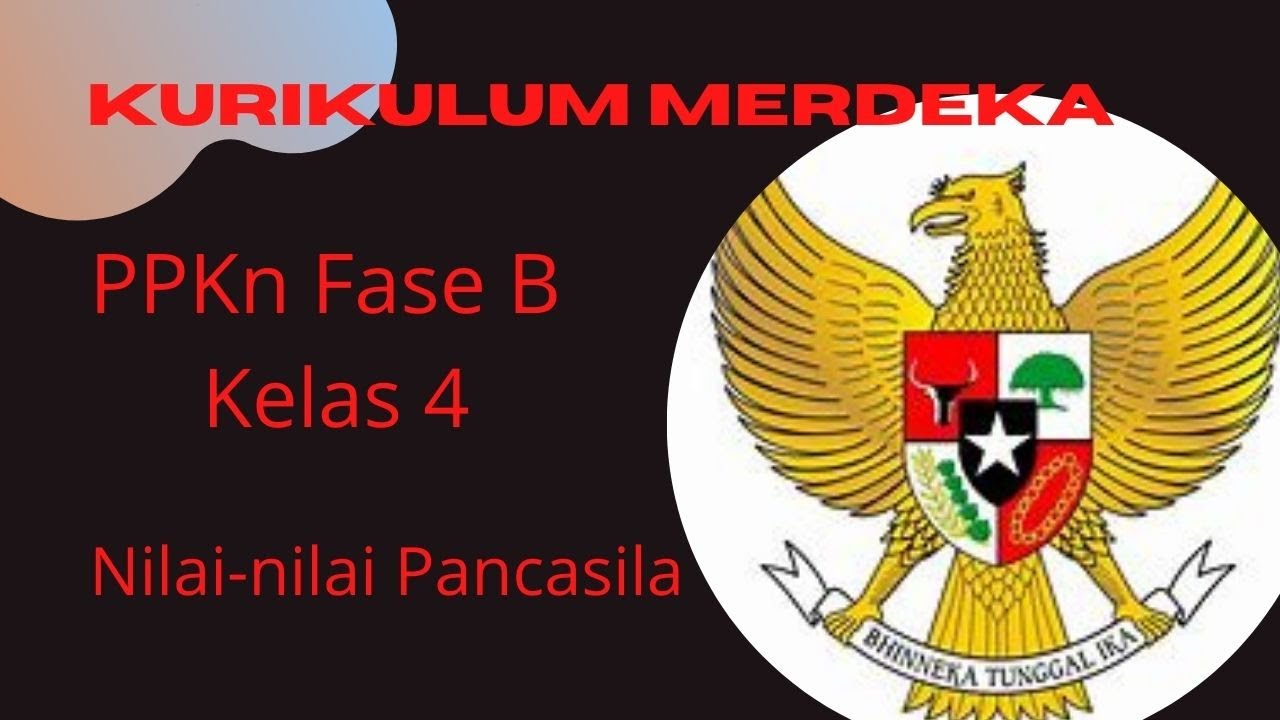 KURIKULUM MERDEKA PPKn FASE B KELAS 4 NILAI-NILAI PANCASILA - YouTube