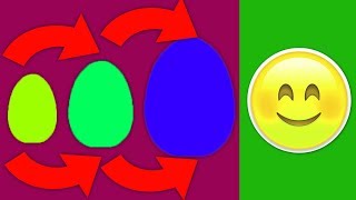 Learn colors with Surprise Eggs for Children kids Animation Toddlers Egg Baby new learn colours fun