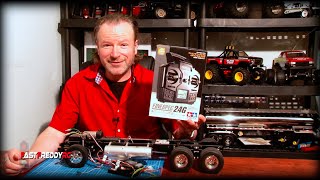 Unboxing the Tamiya Finespec 2.4G radio for 1:14 scale Semi's using the MFC-01, MFC-03 and more...