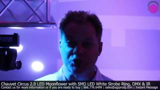 CHAUVET CIRCUS 2.0 IRC LED Multi Beam Fixture with Stobe Effect | NAMM 2013 - agiprodj.com