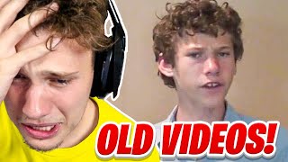 Reacting to my old YouTube videos *cringe*