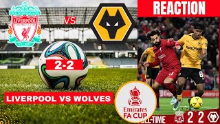 Liverpool vs Wolves 2-2 Live Stream FA Cup Football Match Today Commentary Score Highlights 2023