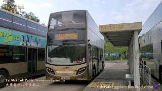 Hong Kong Bus KMB 73P ATENU592 @TM4681 Tai Po (Tai Mei Tuk)🍆Tsuen Wan (Nina Tower) 九龍巴士 大尾督🍆荃灣如心廣場