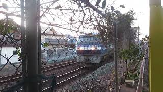 JR貨物 EF210-16号機（岡山）＋コキ25両　貨物列車1062レ（約6時間30分遅れ）2025.02.14