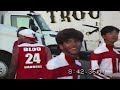 Bluecoats Percussion 2024 in the Lot - San Antonio on my camcorder