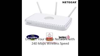 WPNT834 NetGear RangeMax 240 Mbps Wireless Router