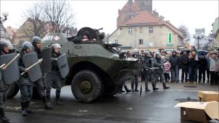 Rekonstrukcja wprowadzenia stanu wojennego w Polsce - Grodków, 18.12.2016