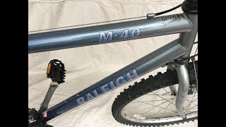 Raleigh M40 1997 / Cr-Mo Tube #69 1080HD PIcs