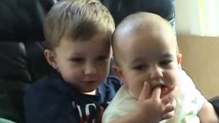 Charlit bit my finger! "Charlie bit me, and that really hurts!"