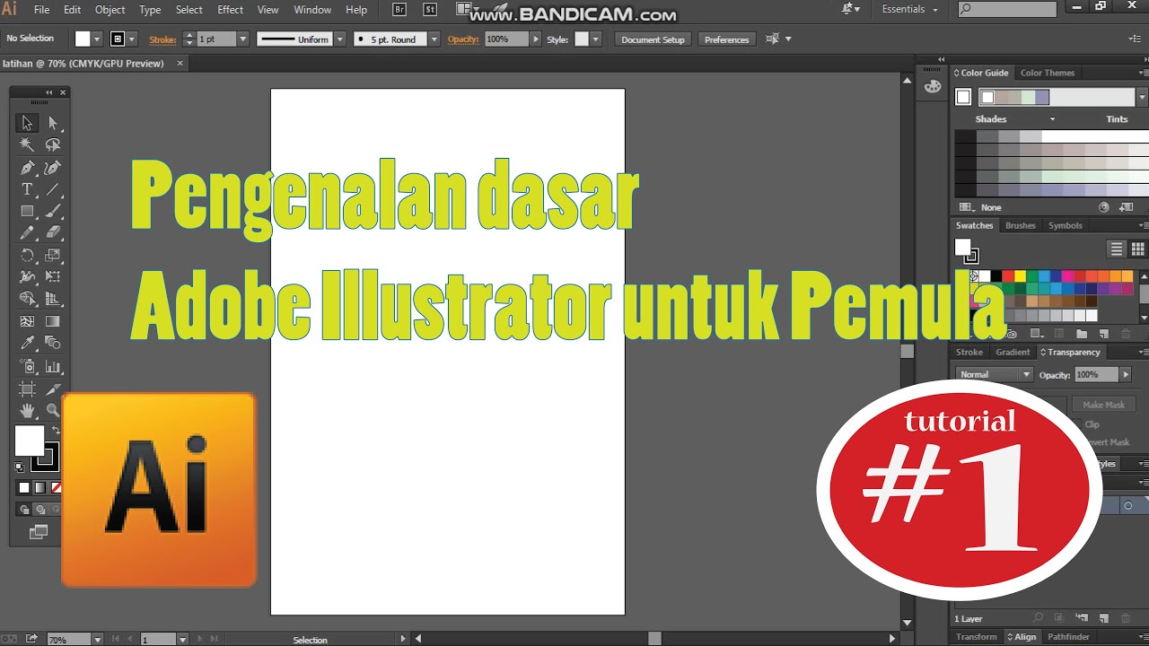 Pengenalan Adobe Illustrator Untuk Pemula #1 - YouTube