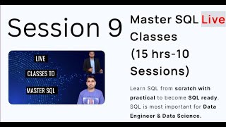 SQL Session 9