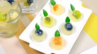 วุ้นลูกแก้วผลไม้ วุ้นใสผลไม้ Fruit Jelly Balls | FoodTravel ทำวุ้น