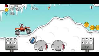 Hill Climb Racing with Monster Truck in Arctic Cave Stage - Android Gameplay