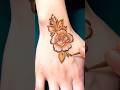 Arabic bold mehndi design| rose mehndi designs|how to make rose henna |#rosehenna #arabicmehndi