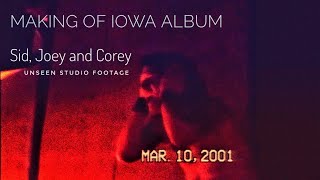 #Slipknot #Iowa recording footage from Time Travel Pt.3 [RARE]. #CoreyTaylor #JoeyJordison #PaulGray