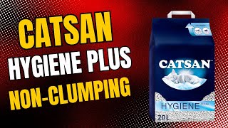 CATSAN Hygiene Plus Non-Clumping Adult Cat and Kitten Litter 20L, 100% Natural and Absorbent