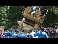 平成30年徳畑天神社　春祭り　昼宮　宮入