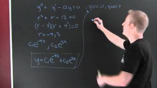 Solving Linear DE's with Two Distinct Real Roots.mov