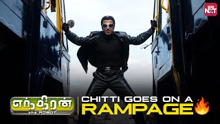 Chitti 2.0 is ready for Action🔥 | Enthiran | Superstar Rajinikanth | Aishwarya Rai | Sun NXT